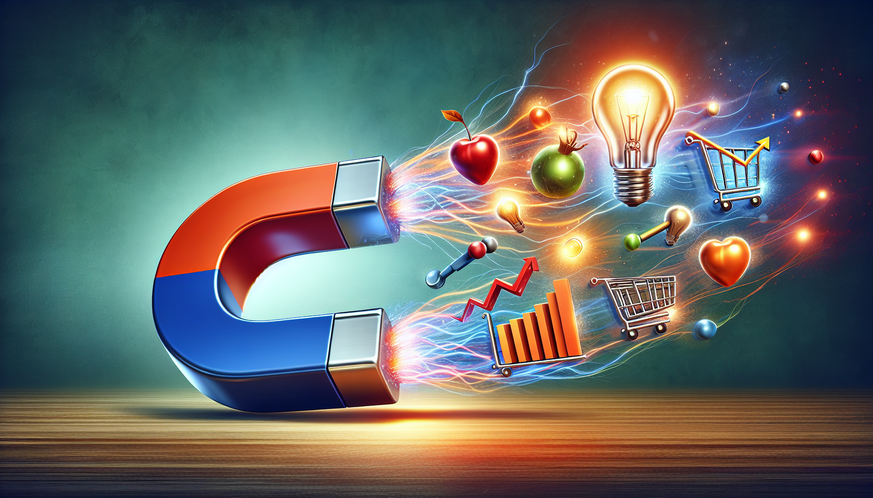 Influence in marketing and sales illustration