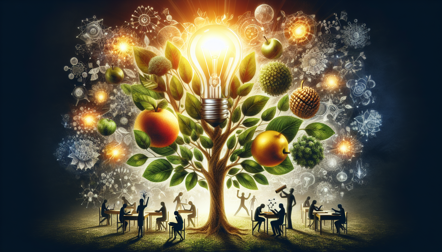 Illustration of driving growth through innovation