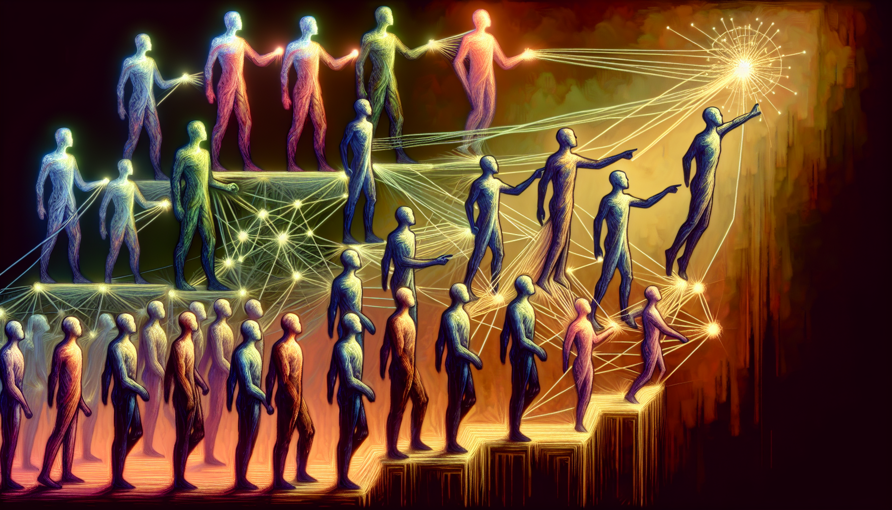 Influence and power concept illustration