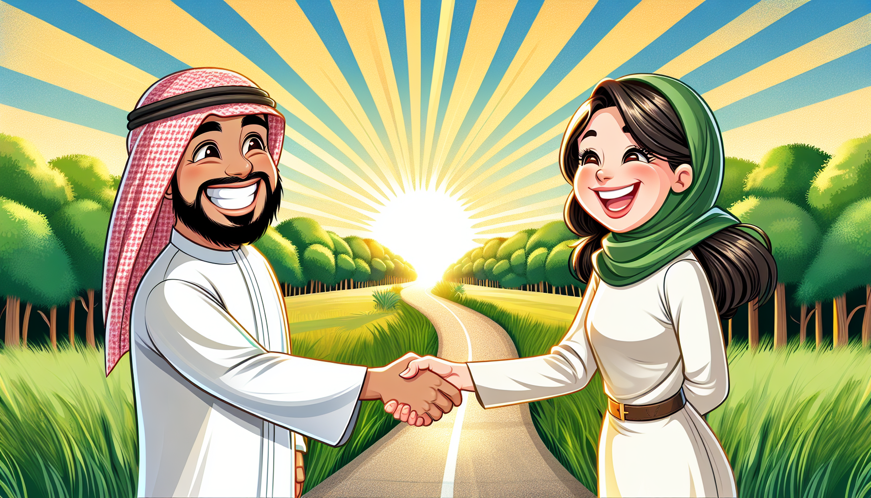 An illustration representing the process of moving forward after a difficult conversation.